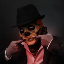 Comprar Máscaras De Halloween Esqueleto De Látex Aterrador Máscaras 