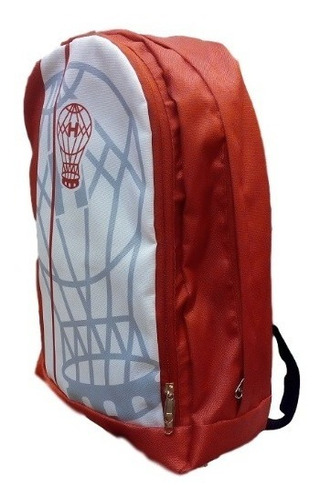 Imagen 2 de 4 de Mochila Globo Huracán Rojo E1blgr