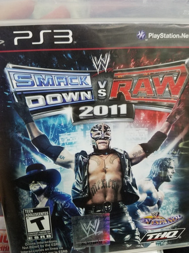 Smackdown Vs Raw 2011 Ps3 Físico Original 