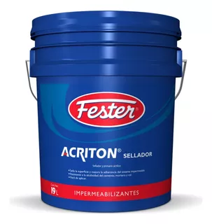 Sellador Para impermeabilizar Fester Acriton 19L