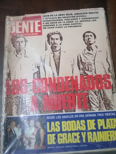 Revista *gente*nº 823 Año 1981 Tapa :los Condenados A Muerte