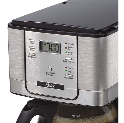 Imagen 5 de 7 de Cafetera Eléctrica Oster Digital Programable Filtro 12 Tazas
