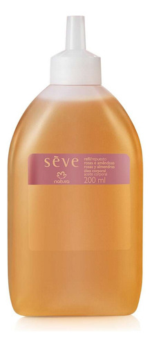 Natura Sève Rosas E Amêndoas Óleo Corporal 200ml - Refil