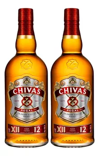 Chivas Regal 12 Años Whisky 1 Litro X2 Fullescabio Oferta