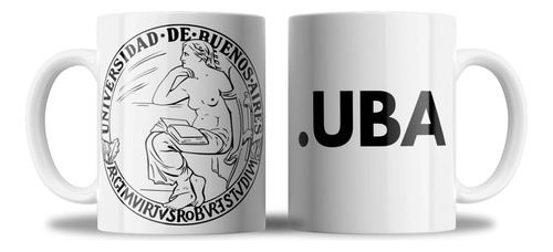 Uba - Universidad De Buenos Aires - Taza Cerámica Premium 