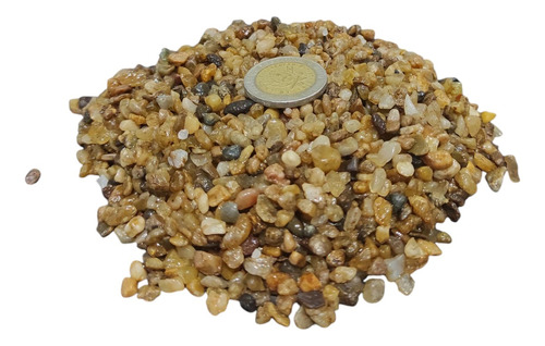 Granza Grava Para Peceras Acuarios X 1 Kilo De 2 A 4 Mm