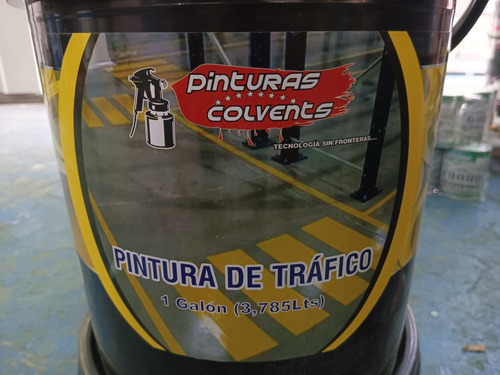 Pintura De Tráfico Brillante.blanco Y Amarillo Galon