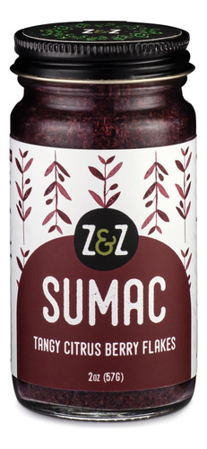 Sumac By Z&z - Sumac Premium, 2 Onzas - Especia Picante Pica