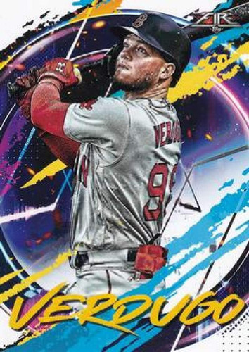 2020 Topps Fire Baseball 104 Alex Verdugo Boston Red Sox Tar