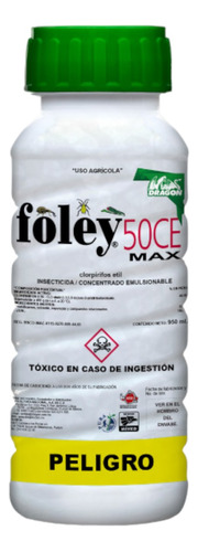 Foley Max 50ce Insecticida Para Cultivos 450 Ml