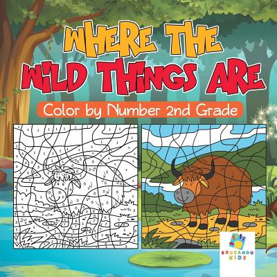 Libro Where The Wild Things Are - Color By Number 2nd Gra...