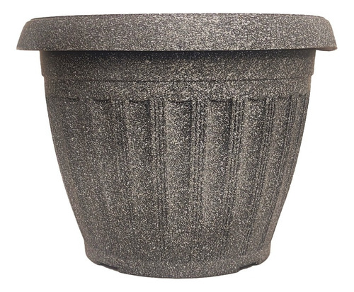 Maceta Plástica Premium Para Flores Plantas L - Sheshu Home Color Gris