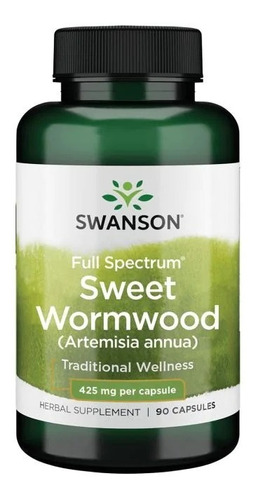 Wormwood (ajenjo Dulce) Artemisia Annua 90 Cápsulas 425 Mg