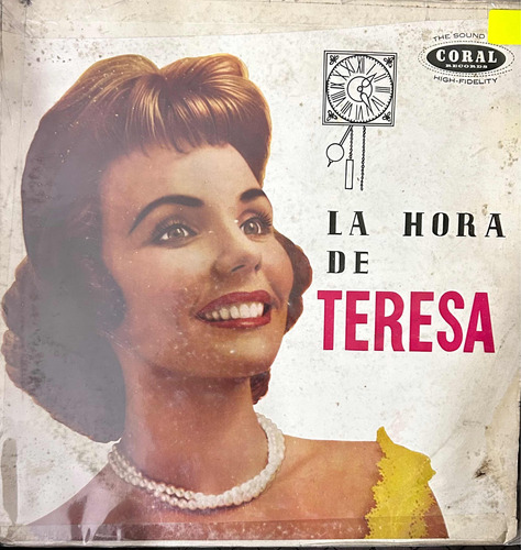 Disco Vinilo De Época La Hora De Teresa  Teresa  Brewer