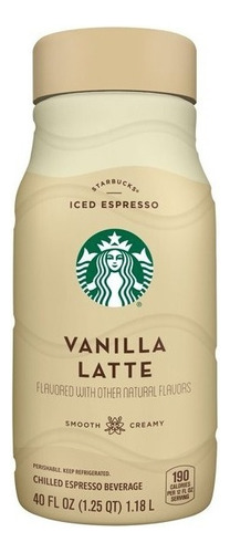 Café instantáneo clásico Starbucks Iced Coffee Vanilla Late Vanilla late frasco 1200 g