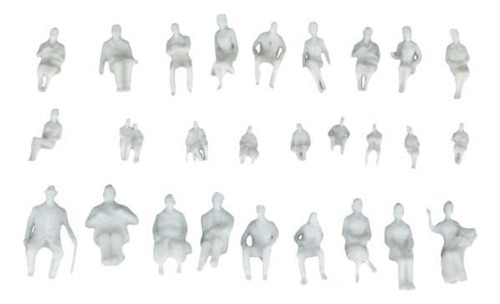 O Modelo Em Escala Ferrovia Figuras Pessoas 3 Pecas