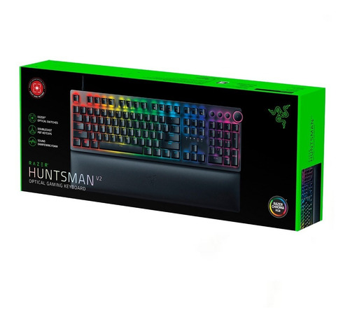 Teclado Us Razer Huntsman V2 Rgb Optical Red Switch