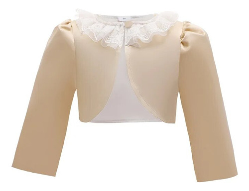 Chaqueta Bolero De Manga Larga Para Niñas Y Niñas