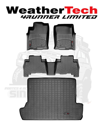 Alfombras Weathertech 4runner Limited