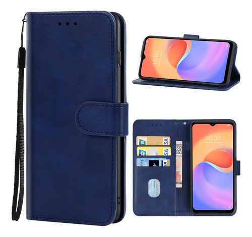 Funda De Teléfono De Cuero Para Zte Voyage 10