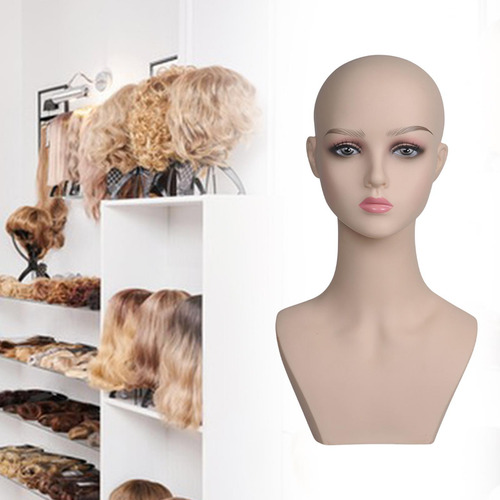 Cabezal De Maniquí Realista Cabezal De Peluca Para Rosa