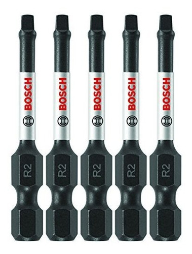 Bosch Itsq2205 5 Impact Tough 2 In Square 2 Power Bits