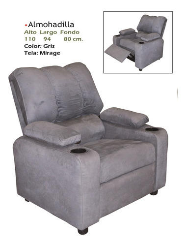 Reposet Modelo Almohadilla Gris