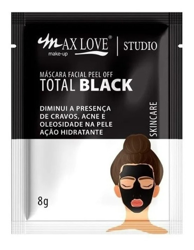 Máscara Facial De Skincare Hidratação 8g Max Love Original