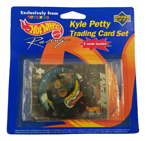 Set Cartas Coleccionable Hot Wheels Racing Kyle Petty 1997