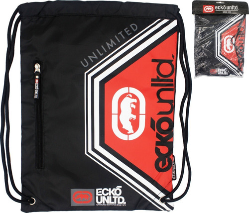 Morral Deportivo, Escolar, O Gym 015 / Ecko Unltd Color Rojo/Negro