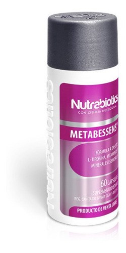Metabessens X 60 Capsulas Nutrabi - Unidad a $97000