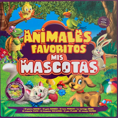 Pack 8 Libros Animales Favoritos Mis Mascotas