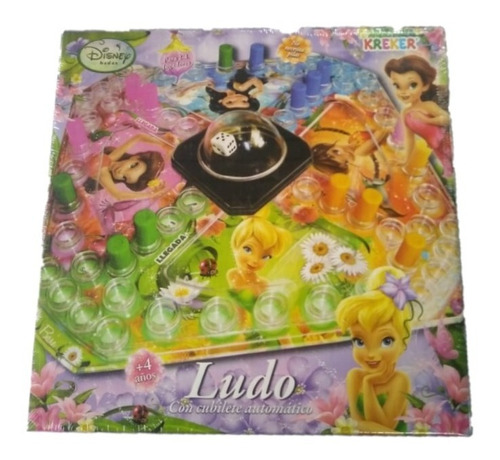 Ludo Cubilete Automático Hadas Tinker Bell Disney Original