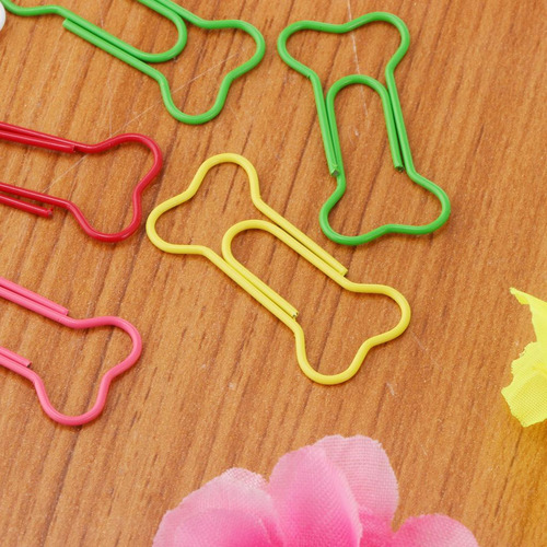 50 Piezas Metal De Clips Multipropósito Clips De Papel De