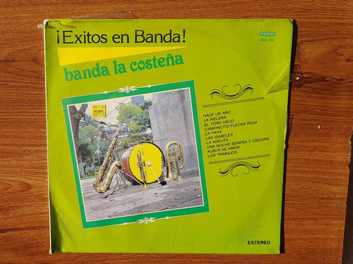 Banda La Costeña.  ¡éxitos Con Banda!. Disco Lp Phoenix 