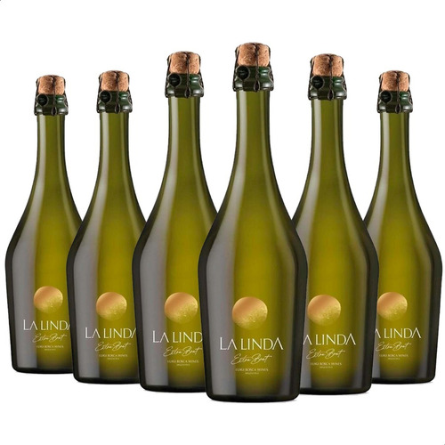 Champagne La Linda Extra Brut 750ml Caja X6
