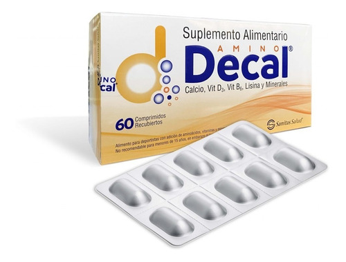 Aminodecal X 60 (calcio, Vit D, Vit B, Lisina, Minerales)