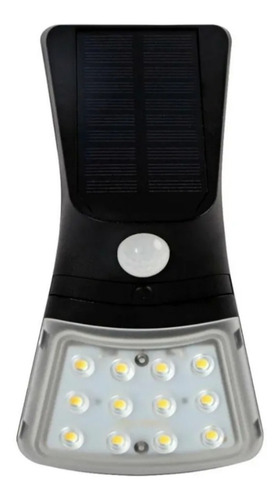 Par De Mini Lámparas Solares Con Sensor De Presencia Luceco Color Negro