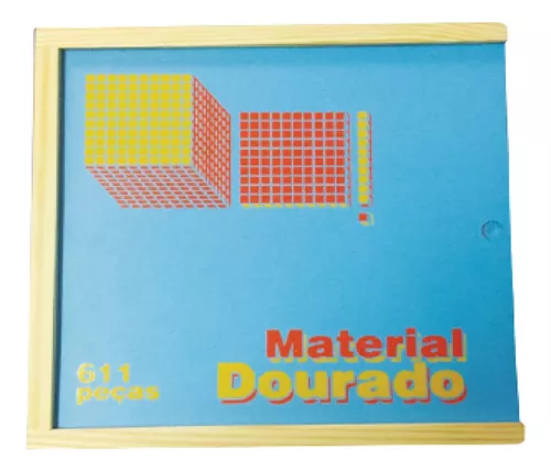 Material Dourado - 611 peças - Brinquedos Educativos e Pedagógicos