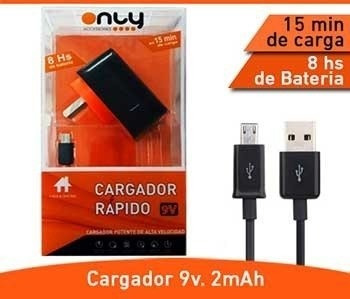 Cargador Only AC-86 de pared con cable carga turbo