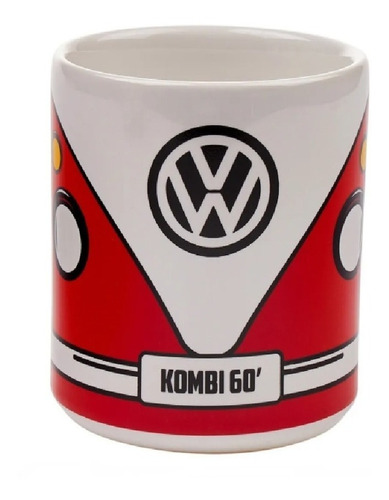 Caneca 60 Kombi Volkswagen Collection - 270 Ml Vermelha