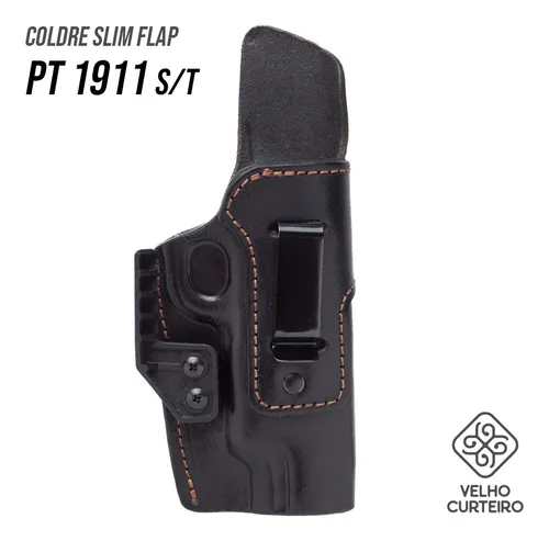 comprar Coldre De Couro Velado Slim Flap - Taurus 1911 S\u002Ftrilho