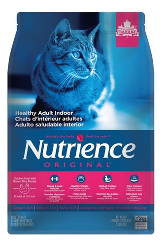 Alimento Nutrience Original Gato Adulto Indoor 5kg