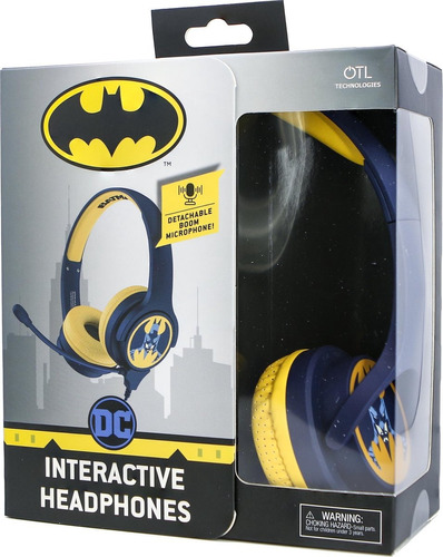 Headset Dc Batman Otl Alámbrico Con Micrófono