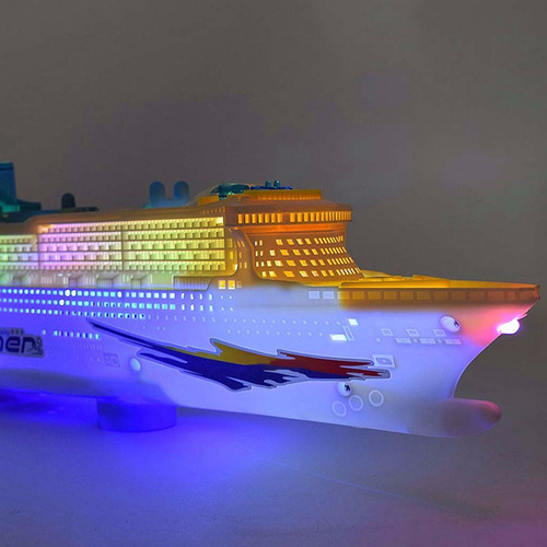 Colorido Transatlántico Para Niños, Barco, Barco T, Led Parp