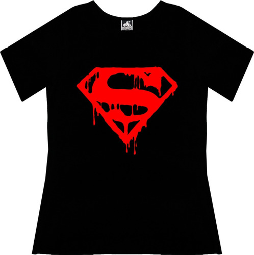 Blusa Superman Dama Comic Heroe Tv Azr Camiseta Urbanoz