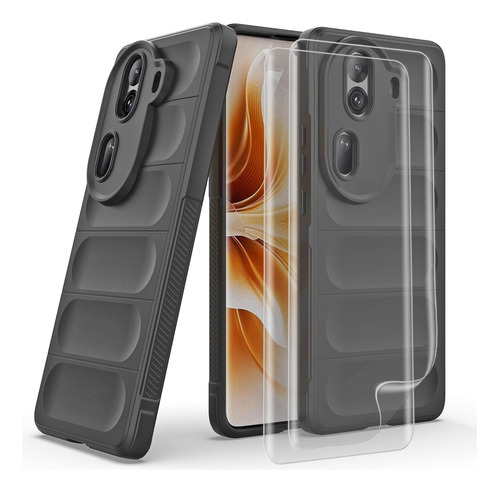 Funda Case Rudo Uso Silicona For Oppo Reno 11 Pro + 2 Mica