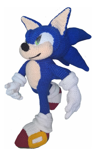 Sonic The Hedgehog Muñeco Amigurumi 48 Cm