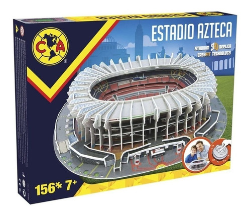 Imagen 1 de 2 de Rompecabezas 3D Nanostad Estadio Azteca América 52002 de 156 piezas