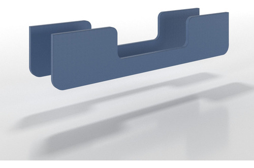 Kit Barra Lateral Para Mini Cama E-galaxy Azul Aawt